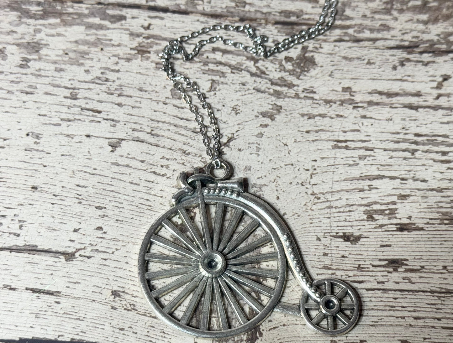 Vintage Bike Pendant Necklace - Made with Ireland Sourced Charm