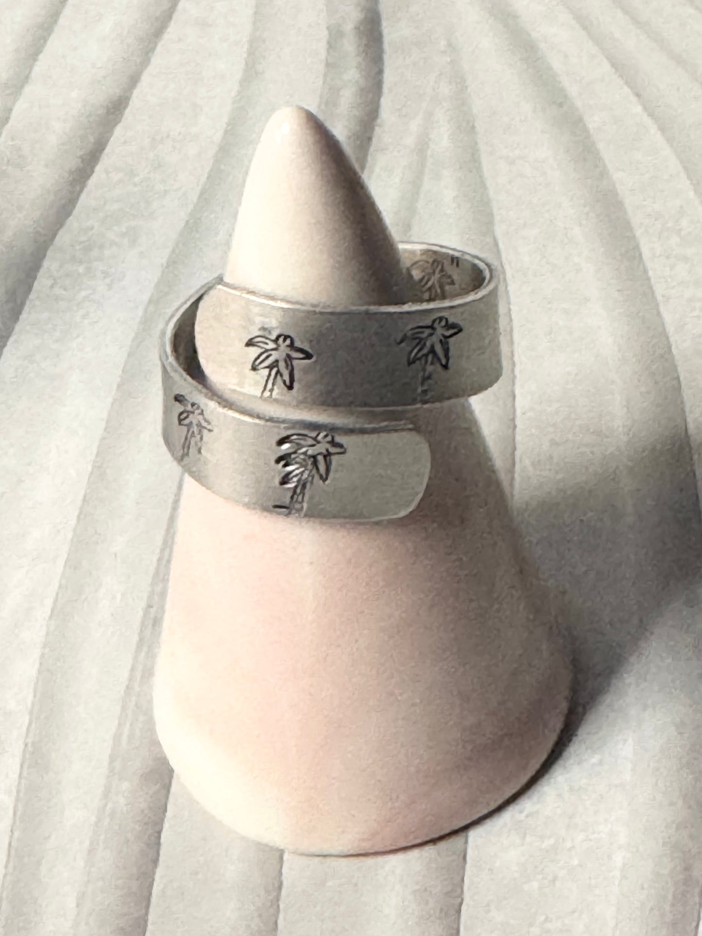 Palm Tree Wrap Ring