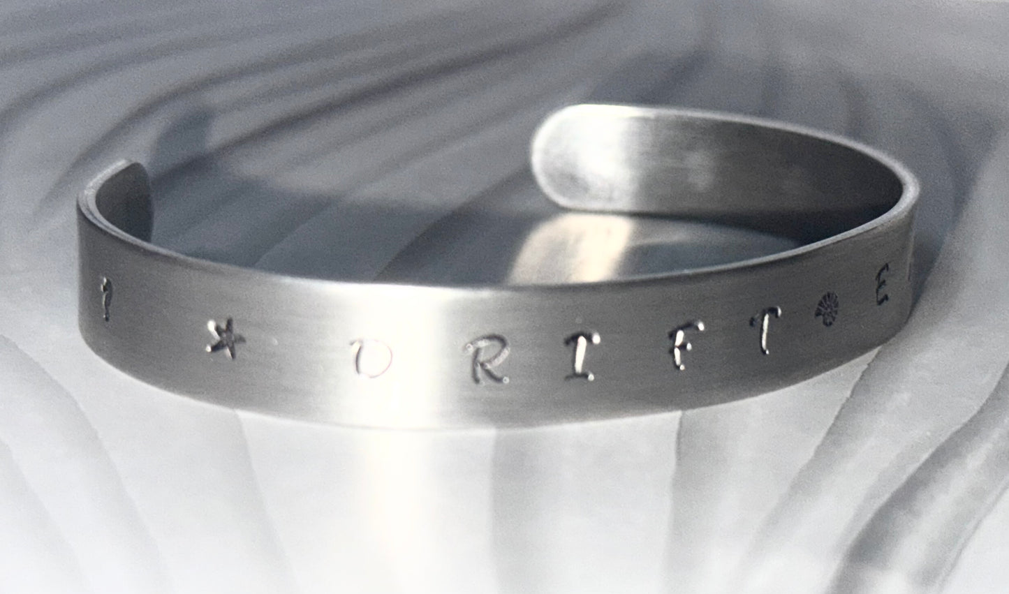 Drift Easy Hand-Stamped Cuff Bracelet