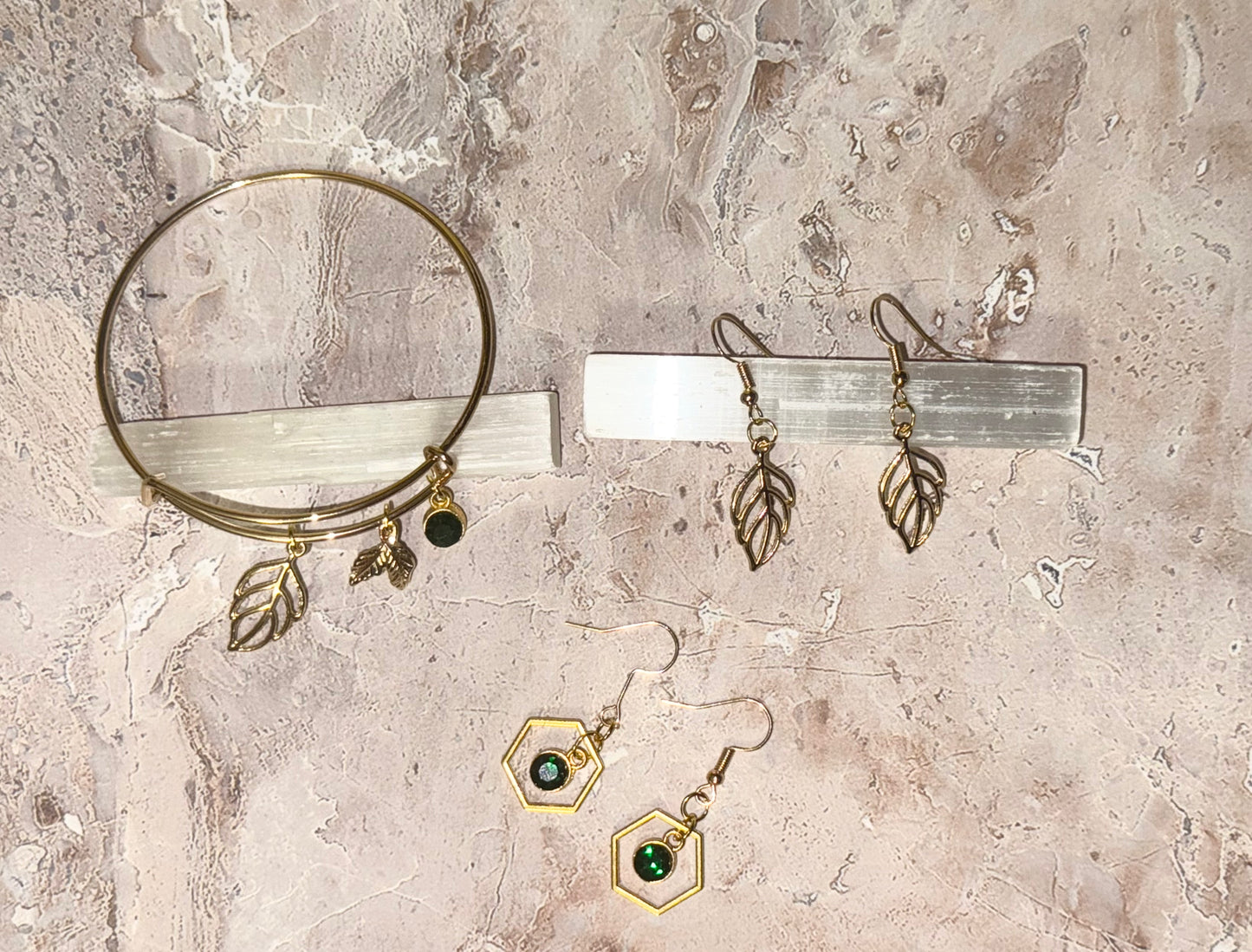 Gold Leaf - Forest Gem Full 3 Piece Set