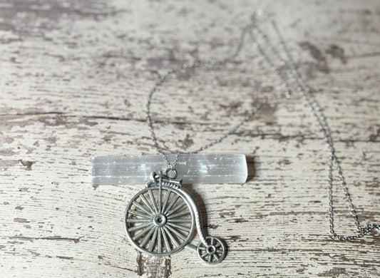 Vintage Bike Pendant Necklace - Made with Ireland Sourced Charm