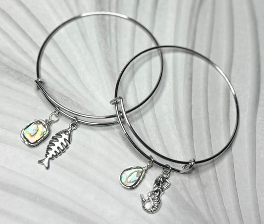 Abalone Ocean Bangle - Mermaid