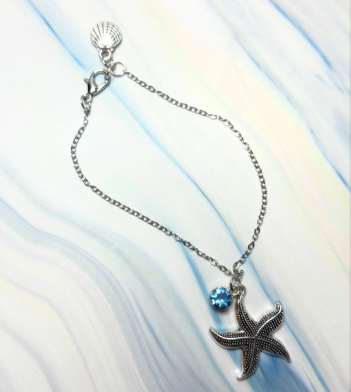 Ocean-Inspired Charm Bracelet - Starfish