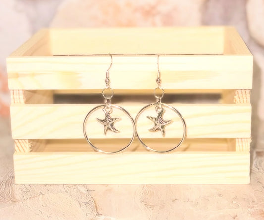 Coastal Starfish Hoops