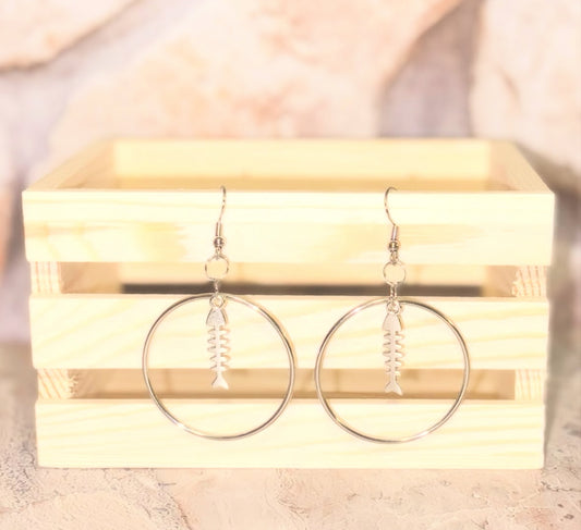 Coastal Fishbone Hoops