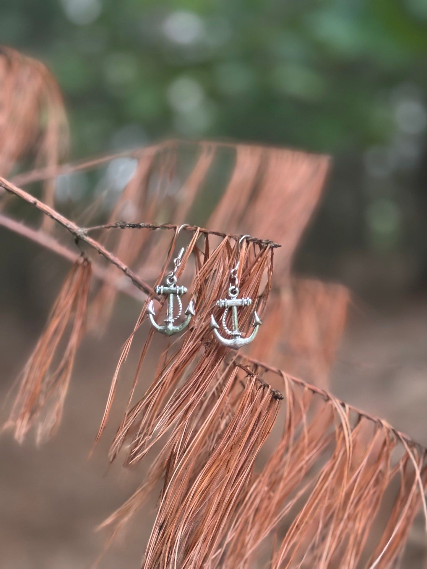 Minimalist Anchor Earrings